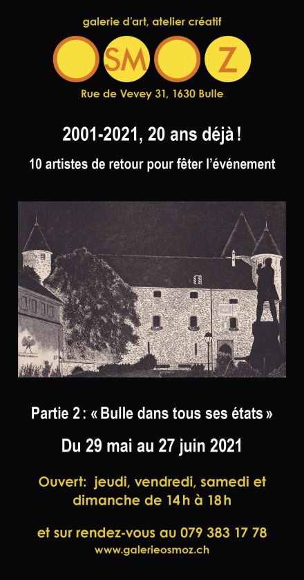 Image Exhibition - Galerie Osmoz - Bulle dans tous ses Etats - 29.05-29.06.2021