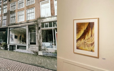 Image My artwork at the Lelie Galerij (Amsterdam, Netherlands)