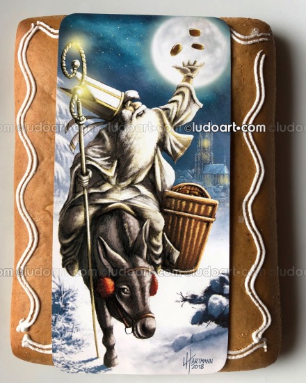 Image Illustration - Saint-Nicolas traditional Gingerbread