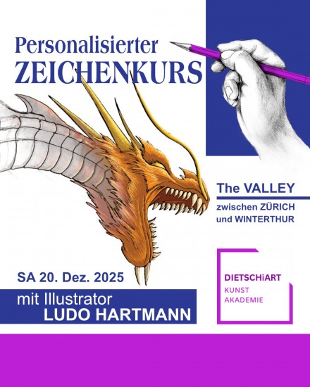 Image PERSONALISIERTER ZEICHENKURS – Region Zürich und Winterthur