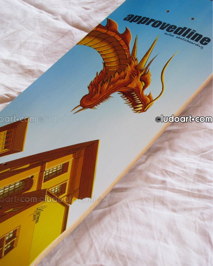 Skate deck Illustration, Approvedline Skateboards Skate deck Illustration, Approvedline Skateboards